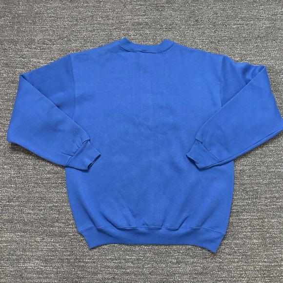 Vintage Jostens Sportswear Jackpot Sweatshirt Large Blue Sequins Casino USA 90s - Picture 11 of 12